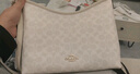 蔻驰（COACH）【品牌直供】女士手提单肩斜挎流浪包冰川白CV975新年礼物 实拍图