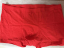 三枪【吉庆弹力棉】男式内裤红色本命年鸿运结婚喜庆男平脚裤 实拍图