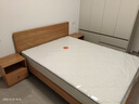 全友家居 北欧原木风板式床次卧室家用1.5米×2米现代简约双人床家具 实拍图