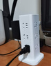 公牛（BULL）公牛立式插座 过载保护插排/插线板/接线板/宿舍家用 12位总控开关 全长1.6米 GNV-UL1012 白色 实拍图