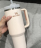 STANLEY保温杯水杯巨无霸吸管杯保温保冷车载家居办公大容量杯子新年礼物 【热卖TOP2】米白- 887ml 实拍图