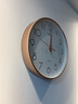 康巴丝（Compas）挂钟 创意简约钟表客厅石英钟表挂墙卧室时钟C3242 轻奢金 28cm 实拍图