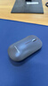联想（lenovo）无线蓝牙双模充电鼠标 便携办公鼠标人体工学设计  电脑台式笔记本平板MD21灰 实拍图