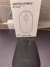 罗技（Logitech）时尚系列 PEBBLE鼠标 无线蓝牙鼠标 办公静音鼠标 女性鼠标对称鼠标 鹅卵石造型 石墨黑 实拍图