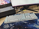 银雕(YINDIAO) K500键盘彩包升级版 机械手感 游戏背光电竞办公 USB外接 全尺寸 白蓝双拼混光有线键盘 实拍图
