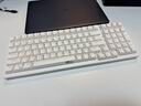 RK98机械键盘无线2.4G有线蓝牙三模键盘笔记本家用办公台式机游戏键盘100键98配列RGB背光白色红轴 实拍图