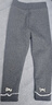 贝瑞加（Babyprints）儿童打底裤冬季宝宝加绒棉裤女孩加厚百搭长裤保暖裤子 黑130 实拍图