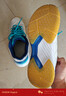 尤尼克斯羽毛球鞋yy入门级训练减震动力垫男女SHB101CR白/蓝 43码 实拍图