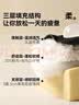 京东京造星芒真皮床头层牛皮松木双人床柔纱白1.8×2米撑腰UItra床垫套装 实拍图