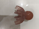 八爪鱼头部经络按摩梳树脂小章鱼梳头皮穴位按摩器肩颈刮痧护理梳 大号章鱼按摩梳【1个】粉色 实拍图