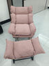 代斯克枫叶摇椅麂皮三折叠法式中古单人位客厅功能沙发轻奢摇摇椅躺椅 粉色三折叠摇椅+脚踏【亲肤麂皮绒】 冬夏两用可拆洗 实拍图