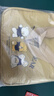 鹏境帆布手提包外出简约小巧饭袋包立体手拎包通勤加厚上班便当宝妈 搞怪小熊小方包【卡其色】 实拍图
