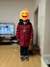 波司登25羽绒服儿童5A抗菌中长款加厚防寒新年红亲子连帽外套 实拍图