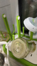 taoqibaby婴儿奶瓶沥水架硅胶奶嘴刷清洗刷杯架晾干置物架洗奶瓶刷子套装 实拍图
