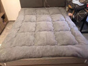南极人羊羔绒床垫床褥子秋冬季加绒加厚保暖学生宿舍90x190单人垫被软垫 加厚羊羔绒床垫-灰色 90x200cm【加绒加厚】 实拍图