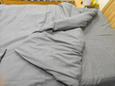 京东京造悦柔三件套 120g加厚冬季磨毛 A类床单被套单人宿舍学生0.9/1.2m床科技灰 实拍图