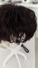 芙发假发女士全头套高端自然真人发丝短卷发假发套中老年妈妈款假发 【真发·手织头顶】 深棕色 短发 M 实拍图