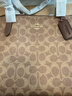 蔻驰（COACH）奥莱女士夏季女包经典标志FIONA 24号拉链托特包单肩包手提包 IM/棕黄色/棕色 实拍图