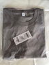 重磅纯棉短袖t恤男高档纯色印花休闲基础款内搭半袖打底衫 浅灰 XL  140-155斤 实拍图