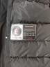 京东京造【进口极寒95鹅绒服】羽绒服男外套女冬季新款中长款 曜石黑 XL 实拍图