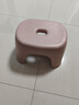 换鞋凳小凳子座椅小板凳可叠放加厚塑料凳高级感儿童学生寝室矮凳 樱花粉1个 实拍图
