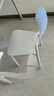 全品屋餐椅凳子塑料椅子办公椅靠背休闲椅书桌椅学习椅化妆椅电脑椅 实拍图
