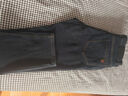 真维斯（Jeanswest）牛仔裤男士2025冬季商务宽松直筒加绒保暖裤男黑色加绒34 实拍图