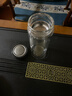 【京东物流配送】高硼硅双层玻璃杯大容量泡茶杯水杯子茶水分离杯 【双层加厚】茶杯350ml1只 实拍图