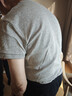 宜而爽【100%全棉 5A抑菌】T恤男士打底短袖汗衫罗纹纯棉内衣大码老头衫 实拍图
