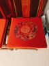 港途中式红木沙发垫坐垫实木家具木凳子茶桌椅垫茶椅座垫椅子垫子防滑 大福团-红色 椅垫35*35cm(3公分厚度)不含抱枕 实拍图