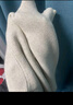 恒源祥羊毛衫女秋冬加厚打底毛衣修身内搭半高领针织衫 杏色 M 建议100-110斤 实拍图