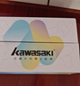 川崎（KAWASAKI）羽毛球鞋耐磨减震透气男女运动跑步鞋k-073D Plus 米棕色 45 实拍图