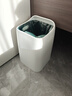 朴厨无盖垃圾桶10L两个装家用垃圾桶大号客厅厨房卫生间办公室白 实拍图