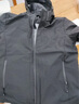 BRELRMON加绒外套风衣男女冲锋衣单层秋冬防风保暖软壳工装韩版户外夹克 9930A深灰-男【纯色】 2XL 实拍图