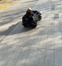 福儿宝奔驰授权大G儿童电动车玩具车可坐人四轮带遥控越野小孩宝宝送礼 四驱黑+减震器+后备箱+皮座+软胎 实拍图