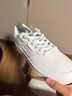 361°运动男鞋秋冬季学生复古厚底增高小白休闲板鞋子男672426615-1 实拍图