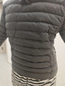 鸭鸭（YAYA）佟丽娅同款轻薄羽绒服女短款秋冬羽绒内胆轻型薄款保暖外套GF 黑色【女款】 2XL 175 实拍图