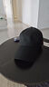 回力大头围棒球帽子男士潮流鸭舌帽女纯色休闲户外运动遮阳四季太阳帽 黑色 L 【59-65cm】加大加深适合大头围 实拍图