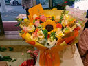 馨仪鲜花速递玫瑰向日葵康乃馨花束生日礼物全国同城配送 向日葵玫瑰混搭花束 实拍图