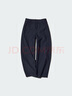优衣库女装针织廓形长裤/弯刀镰刀裤子483722 482287 483722/69藏青色 L 实拍图