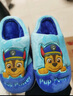 汪汪队立大功（PAW PATROL）汪汪队儿童棉拖鞋男童秋冬季可爱防滑家居卡通女宝宝棉鞋毛毛拖鞋 （升级款）1807汪汪队蓝色阿奇 20 内长20cm 230码 实拍图