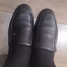 蜘蛛王男士皮鞋一脚蹬春秋商务休闲皮鞋真皮中老年爸爸鞋 48475 黑色 43 实拍图