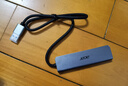 宏碁（acer）USB3.0分线器扩展坞 高速4口集线器HUB拓展坞适用笔记本电脑一拖多转换器转接头延长线 Type-C供电 实拍图