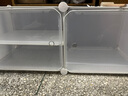 蔻丝（ColesHome）鞋柜家用门口进门一体靠墙极窄小鞋架子简易多层宿舍租房门外走廊 【学生宿舍专用】床底2列2层白 实拍图