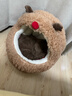 ZEZE麋鹿蒙古包猫窝冬季保暖猫咪大空间半封闭狗窝可爱宠物窝 实拍图