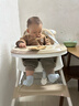 巧乐熊宝宝餐椅可折叠0-6岁婴幼儿童成长吃饭餐桌椅防侧翻多功能学坐椅 可折叠】摇摇马-黄油小熊【轮子+坐垫+双餐盘+篮】 实拍图