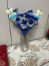 盛世泰堡 花瓶水养玻璃插花瓶水培富贵竹客厅花瓶摆件透明冰纹直筒款1025 实拍图