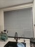 美尔耐免打孔百叶窗帘卧室卫生间浴室厕所防水铝合金厨房升降遮光帘6010 免钉【标准亮光】白色 1平方米 实拍图