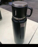 慕馨（moosen）保温杯男大容量水杯316不锈钢茶水分离泡茶杯子带滤网壶定制刻字 黑1500ML杯套杯刷+茶水分离 实拍图