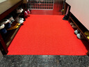 世希加厚丝圈红地毯进门口入户门拉丝地垫可裁剪室外防水防滑pvc脚垫 红色【加厚15MM】 定制尺寸及logo文字联系客 实拍图
